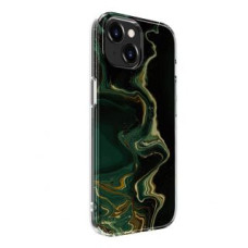 Evelatus Aizmugurējais vāciņš Evelatus Apple iPhone 15 Plus PC Customized Print Design Marble Dark Green