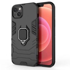 Hurtel Aizmugurējais vāciņš Hurtel - Ring Armor case for iPhone 14 Plus armored cover magnetic holder ring black