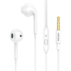 Vipfan Vadu austiņas Vipfan  Wired in-ear headphones VFAN M15, 3.5mm jack, 1m (white)