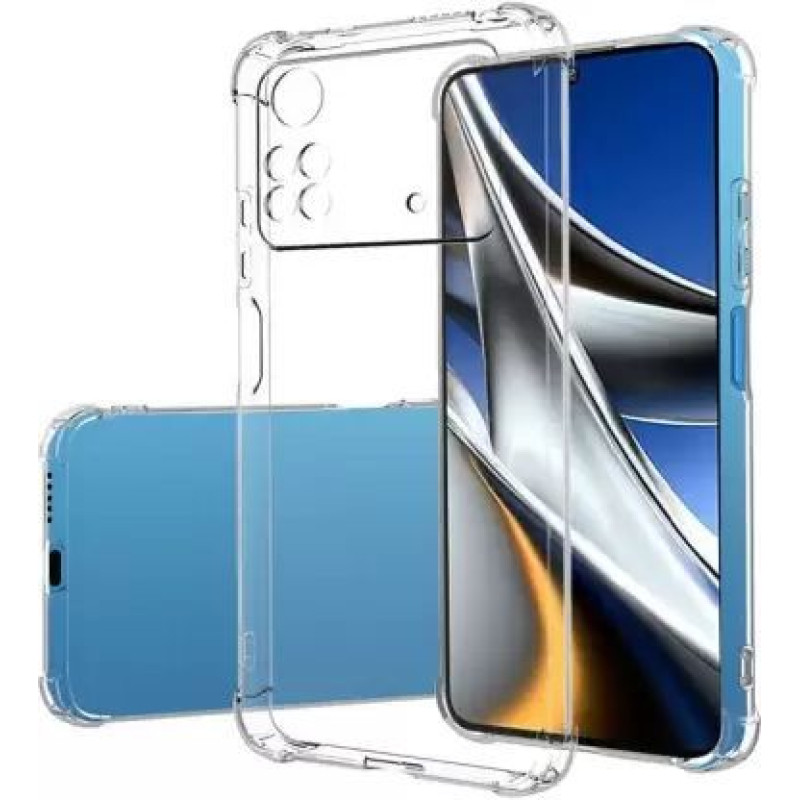 Evelatus Aizmugurējais vāciņš Evelatus Xiaomi Poco X4 Pro 5G Military Shockproof Silicone Case TPU Transparent