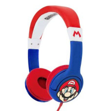 OTL Vadu skaļruņi OTL  Wired headphones for Kids OTL Super Mario (blue-red)