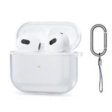 Tech-Protect Aksesuāri priekš viedpulksteņiem Tech-Protect  Tech-Protect FlexAir case for Apple AirPods 3 - transparent