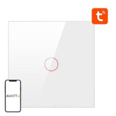 Avatto Viedierīce Avatto  Smart Light Switch ZigBee Avatto ZTS02-EU-W1 1 Way TUYA (white)