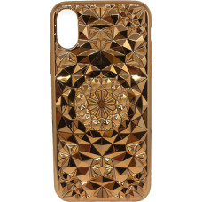 Greengo Aizmugurējais vāciņš GreenGo Apple iPhone X 3D Case Gold