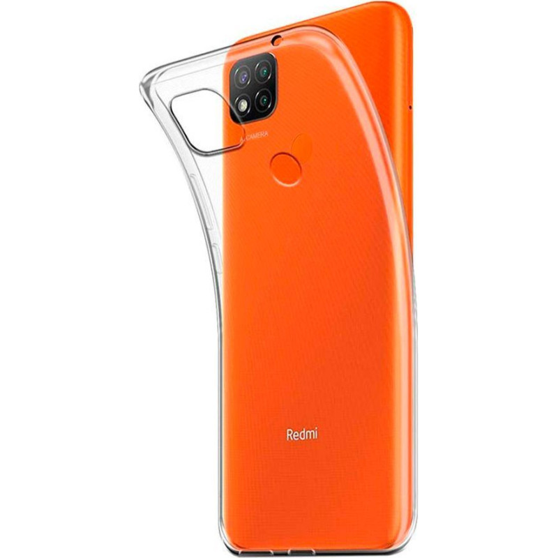 Evelatus Aizmugurējais vāciņš Evelatus Xiaomi Redmi 9C / 10A Clear Silicone Case 1.5mm TPU Transparent