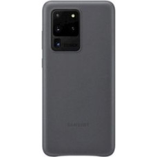 Samsung Aizmugurējais vāciņš Samsung  Galaxy S20 Ultra Leather Cover case Gray