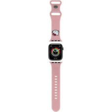 Hello Kitty Siksniņa Hello Kitty  Hello Kitty Silicone Kitty Head strap for Apple Watch 38/40/41mm - pink