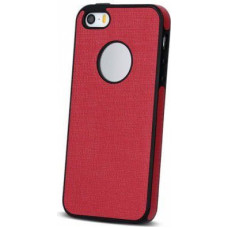 Greengo Aizmugurējais vāciņš GreenGo Samsung S8 G950 Cloth TPU case Red