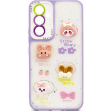 Ilike Aizmugurējais vāciņš iLike Apple iPhone 13 EPOXY CARTOON COVER Light Purple