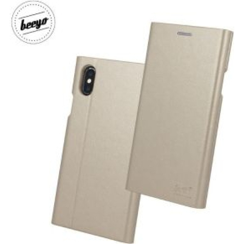 Beeyo Atveramie maciņi Beeyo Samsung S8 G950 Book Grande Case Gold