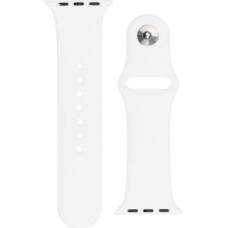 Hurtel Siksniņa Hurtel  Silicone Strap APS Silicone Band for Watch 9 / 8 / 7 / 6 / 5 / 4 / 3 / 2 / SE (41 / 40 / 38mm) Strap Watch Bracelet White