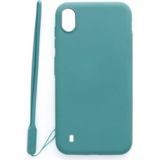 Evelatus Aizmugurējais vāciņš Evelatus Samsung Galaxy A10 Soft Touch Silicone Case with Strap Blue