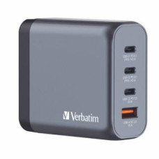 Verbatim Parveidotājs Verbatim  Verbatim Ładowarka sieciowa GaN 140W 3xUSB-C/USB-A + Adapter EU/UK/US GNC-140 32203