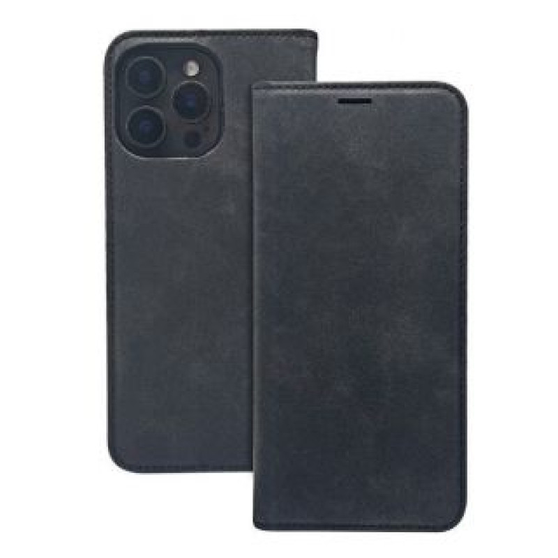 Ilike Atveramie maciņi iLike Samsung Galaxy A34 5G Smart Suede case Black