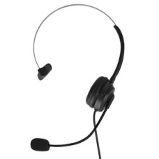 Xqisit Vadu austiņas Xqisit  Xqisit zestaw słuchawkowy Mono Wired Headset w/ Mic czarny/black 43587