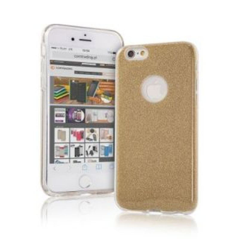 Ilike Aizmugurējais vāciņš iLike Apple iPhone X / iPhone XS Glitter 3 in 1 Back Case Gold