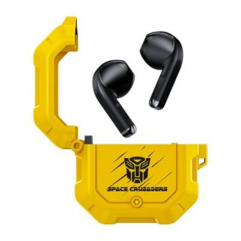 Transformers Bezvadu austiņas Transformers  TWS Transformers TF-T12 headphones (yellow)