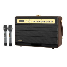 W-King Bezvadu skaļrunis W-KING  Wireless Bluetooth Speaker W-KING K6L 120W + 2 microphones (brown)