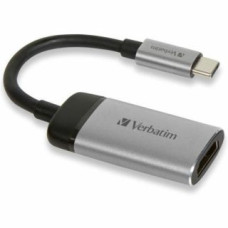 Verbatim Parveidotājs Verbatim  Verbatim Adapter USB-C - HDMI 4K aluminium/aluminum 49143