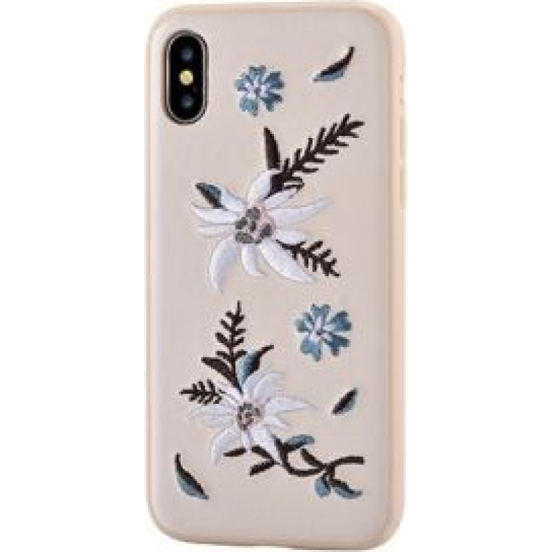 Devia Aizmugurējais vāciņš Devia Apple iPhone X Flower Embroidery Case Jalam