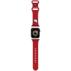 Hello Kitty Siksniņa Hello Kitty  Hello Kitty Silicone Kitty Head strap for Apple Watch 38/40/41mm - red