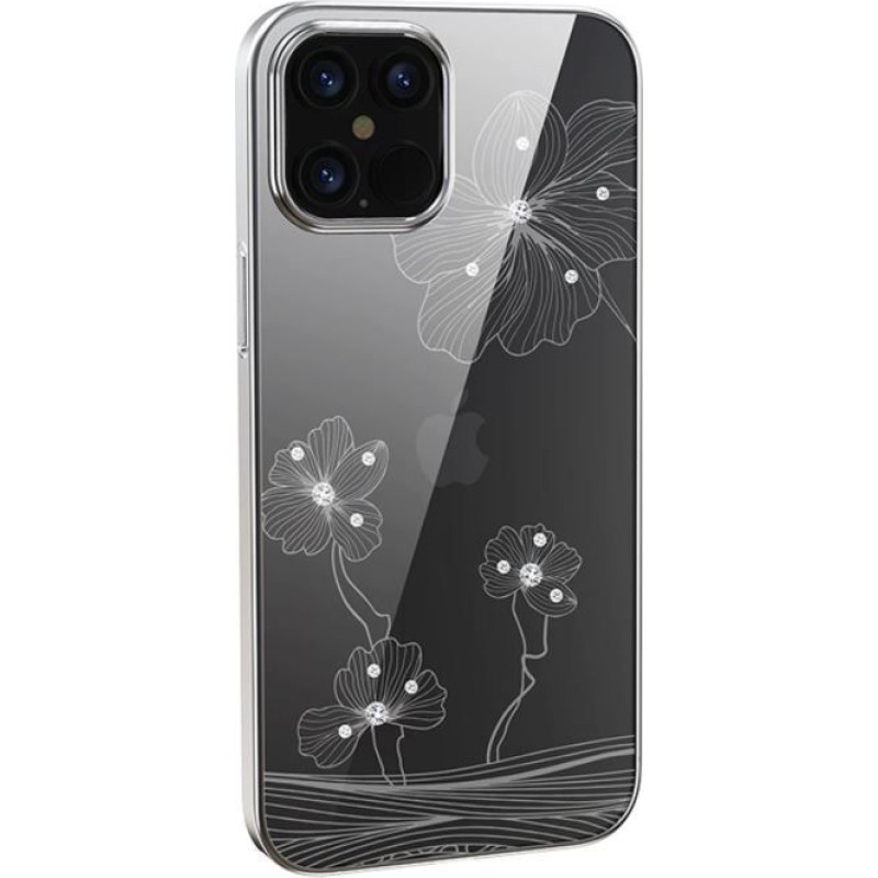 Devia Maciņi Devia  Crystal Flora case iPhone 12 Pro Max silvery