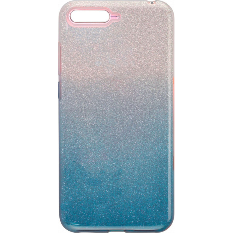 Ilike Aizmugurējais vāciņš iLike Huawei Y6 2018 Gradient Glitter 3in1 case Blue