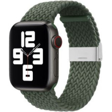 Hurtel Aizmugurējais vāciņš Hurtel  Strap Fabric Band for Watch 9 / 8 / 7 / 6 / SE / 5 / 4 / 3 / 2 (41mm / 40mm / 38mm) Braided Fabric Strap Watch Bracelet Green