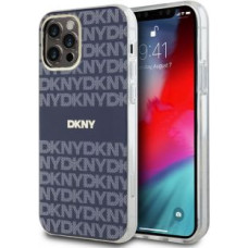 Dkny Aizmugurējais vāciņš DKNY - DKNY PC/TPU Repeat Pattern Tonal Stripe Magsafe Case for iPhone 12/12 Pro Blue