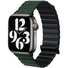 Beline Siksniņa Beline  Beline pasek Apple Watch Magnetic Pro 42/44/45/49mm czarno/zielony  black/green box