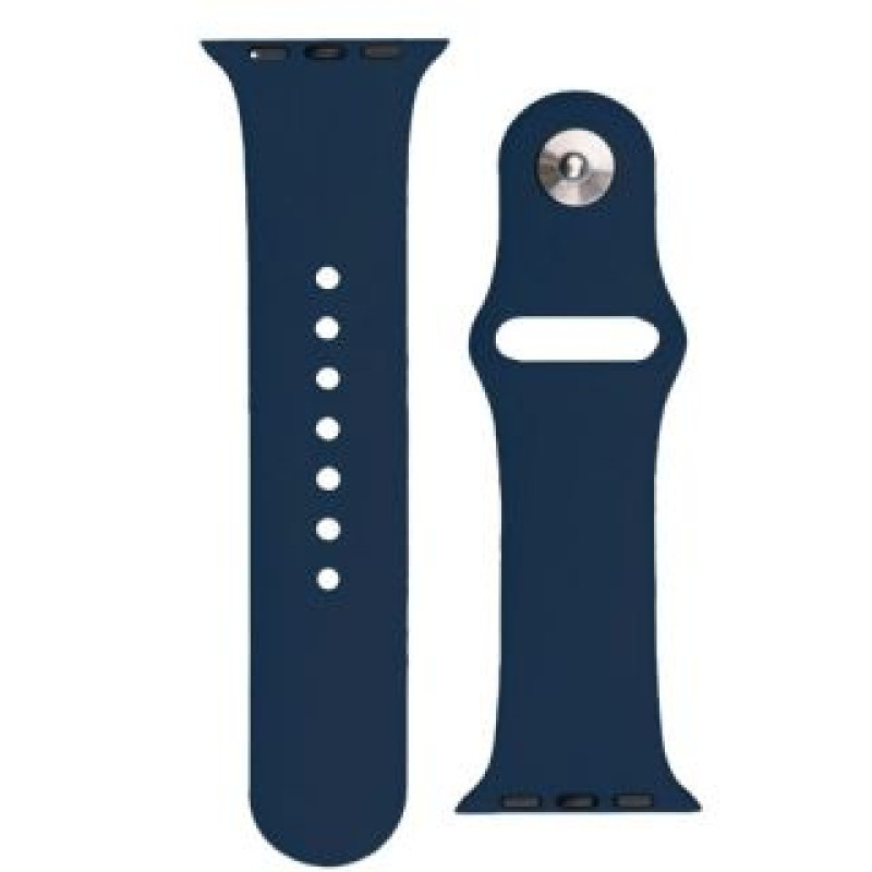 Hurtel Siksniņa Hurtel  Silicone Strap APS Silicone Band for Watch Ultra / 9 / 8 / 7 / 6 / 5 / 4 / 3 / 2 / SE (45 / 44 / 42mm) Strap Watch Bracelet Dark Blue