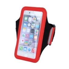 Greengo Maciņš universāla grāmata GreenGo Samsung G900 S5 (5,1') Sport Arm Case Red