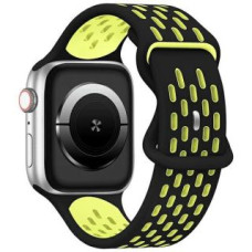 Beline Siksniņa Beline  Beline pasek Apple Watch New Sport Silicone 42/44/45/49mm czarno-żółty black/yellow box