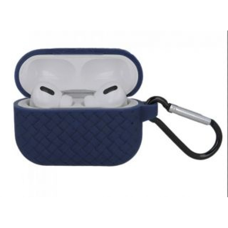 Ilike Maciņš austiņām iLike - Braid case for Airpods / Airpods 2 navy blue