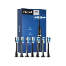 Fairywill Zobu birste FairyWill  Sonic toothbrush with head set and case FairyWill FW-P11 (Black)