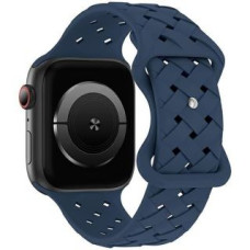 Beline Siksniņa Beline  Beline pasek Apple Watch Silicone Woven 38/40/41mm niebieski /deep blue box