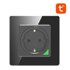 Avatto Viedierīce Avatto  Smart WiFi Wall Socket Avatto N-WOT10-EU-B TUYA (black)