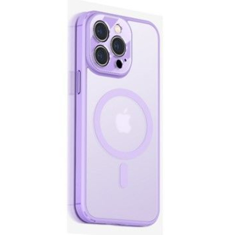 Evelatus Aizmugurējais vāciņš Evelatus Apple iPhone 12/12 Pro Hybird Case Whith Magsafe PC+TPU Purple