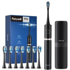 Fairywill Zobu birste FairyWill  Sonic toothbrush with head set and case FairyWill FW-P11 (Black)