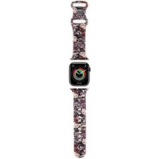 Hello Kitty Siksniņa Hello Kitty  Hello Kitty Silicone Tags Graffiti Strap for Apple Watch 38/40/41mm - Pink