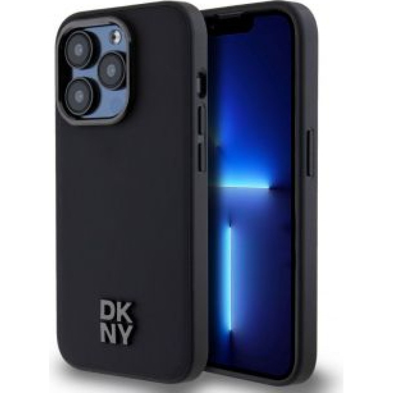 Dkny Aizmugurējais vāciņš DKNY - DKNY PU Leather Stack Logo Magsafe Case for iPhone 14 Pro Black