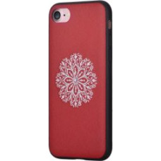 Devia Aizmugurējais vāciņš Devia Apple iPhone 7/8 Flower Embroidery Case Red