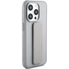 Ilike Aizmugurējais vāciņš iLike Apple iPhone 15 Pro Silicone Case with stand Silver