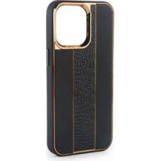 Ilike Aizmugurējais vāciņš iLike Apple iPhone 15 Leather Case Customized Black