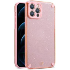 Ilike Aizmugurējais vāciņš iLike Apple IPHONE 12 PRO MAX ARMOR GLITTER CASE Pink