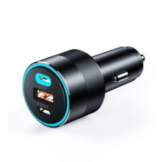 Choetech Adapteris Choetech  Choetech fast car charger 130W 2xUSB-C + USB-A black (TC0011)