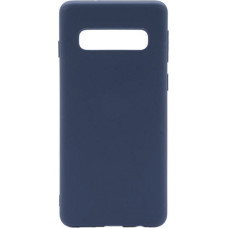 Evelatus Aizmugurējais vāciņš Evelatus Samsung S10 Soft Premium Soft Touch Silicone Case Midnight Blue