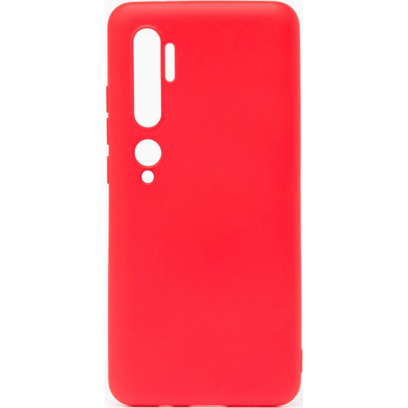 Evelatus Aizmugurējais vāciņš Evelatus Xiaomi Xiaomi Mi Note 10 / Mi Note 10 Pro Nano Silicone Case Soft Touch TPU Red