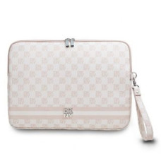 Dkny Aizmugurējais vāciņš DKNY - DKNY PU Leather Checkered Pattern and Stripe Laptop Sleeve 13/14