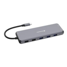 Verbatim Parveidotājs Verbatim  Verbatim Adapter Hub USB-C - 2xHDMI/DP/ Eternet/6xUSB-A/Jack 3.5mm/2xUSB-C aluminium/aluminum 32153